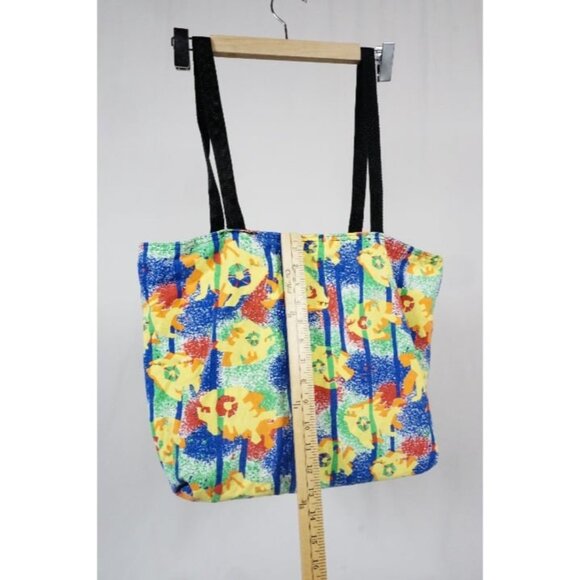 Vintage Retro 80's Reversible Tote Beach Bag Unbranded - Picture 2 of 6